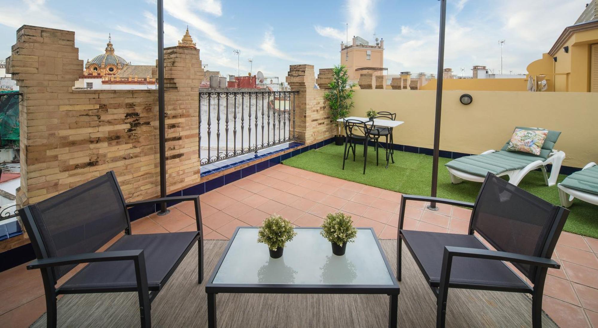 Apartmán Exclusive Triplex With Private Terrace Sevilla Exteriér fotografie