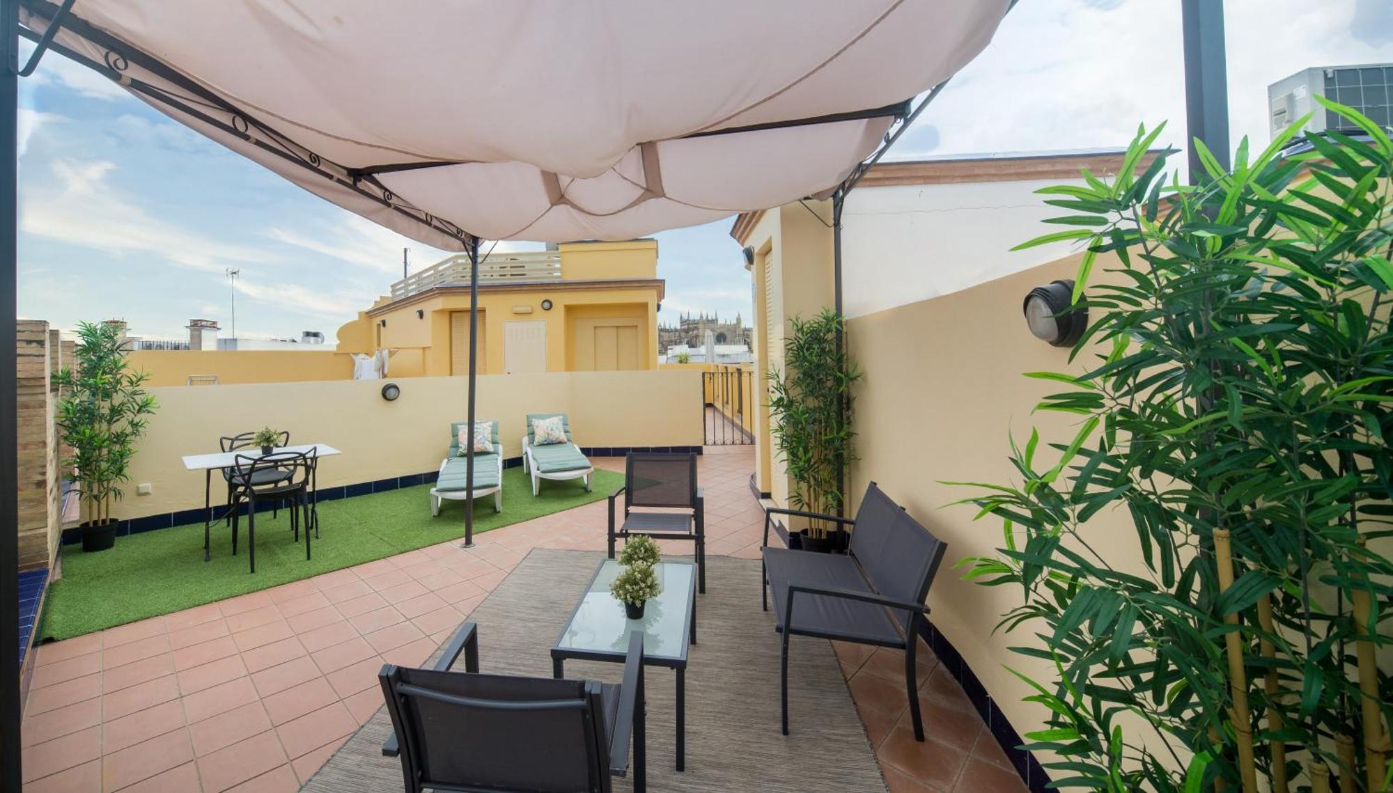 Apartmán Exclusive Triplex With Private Terrace Sevilla Exteriér fotografie