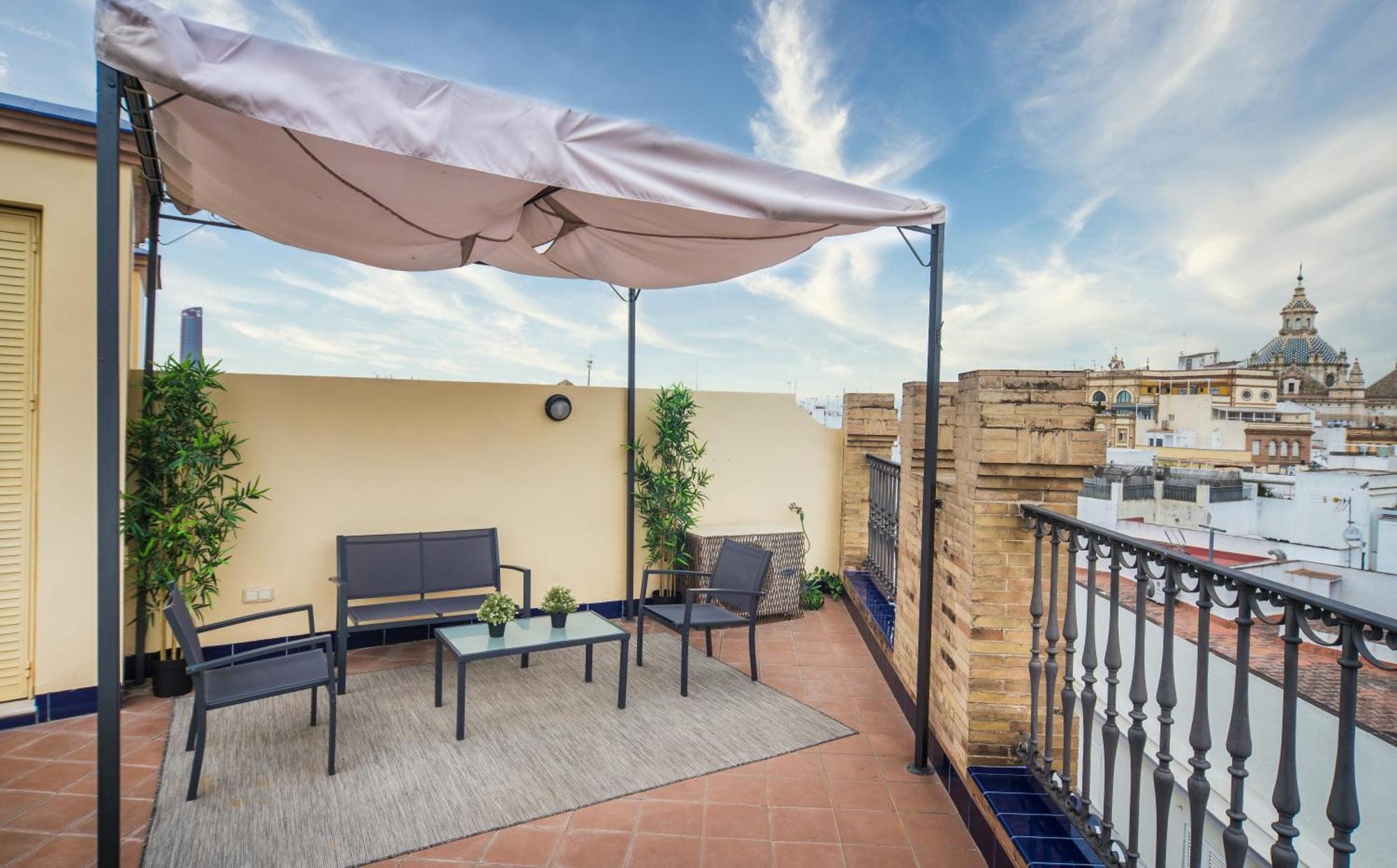 Apartmán Exclusive Triplex With Private Terrace Sevilla Exteriér fotografie